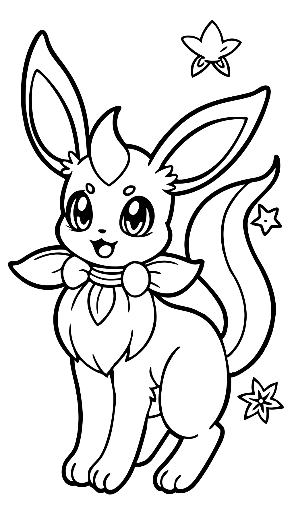 páginas para colorear de Sylveon